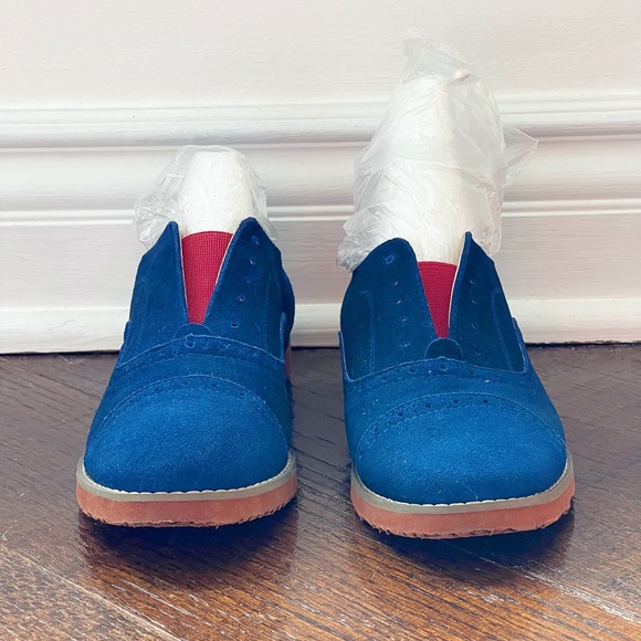 TOMMY HILFIGER Navy Blue Oxfords - Picture 8 of 13